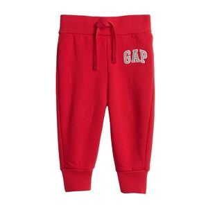 GAP BABY LOGO SWEATPANTS - RED WAGON SIZE 6-12 MONTHS (NEW WITH TAGS)